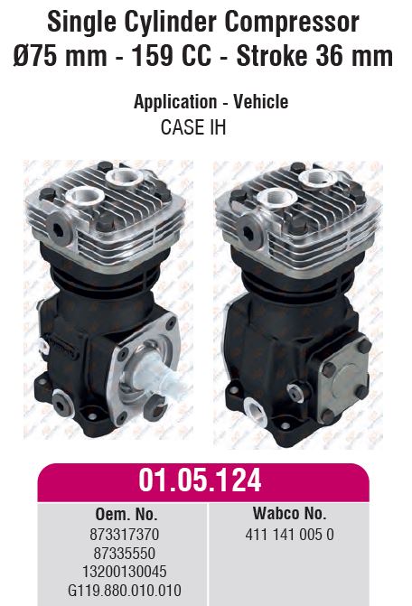 Kompresszor 160cc 75,0 1 hengeres